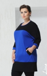 Лина туника арт.Бетти василек #