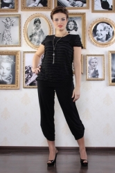 Лина блуза арт.Винс черный #