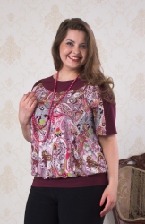 Лина блуза арт.Марина слива #