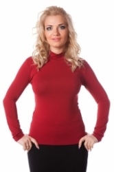 Valentina водолазка цвет.Бордовый #