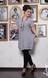 Лина туника арт.Инфанта жатка серый #