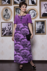 Лина платье арт.Ульяна сирень #