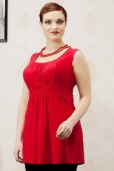 Лина туника арт.Александра красный #