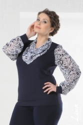 Лина блуза арт.Соната (цвет в ассортименте) #