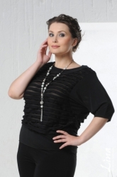 Лина блуза арт.Винс-3 черный #